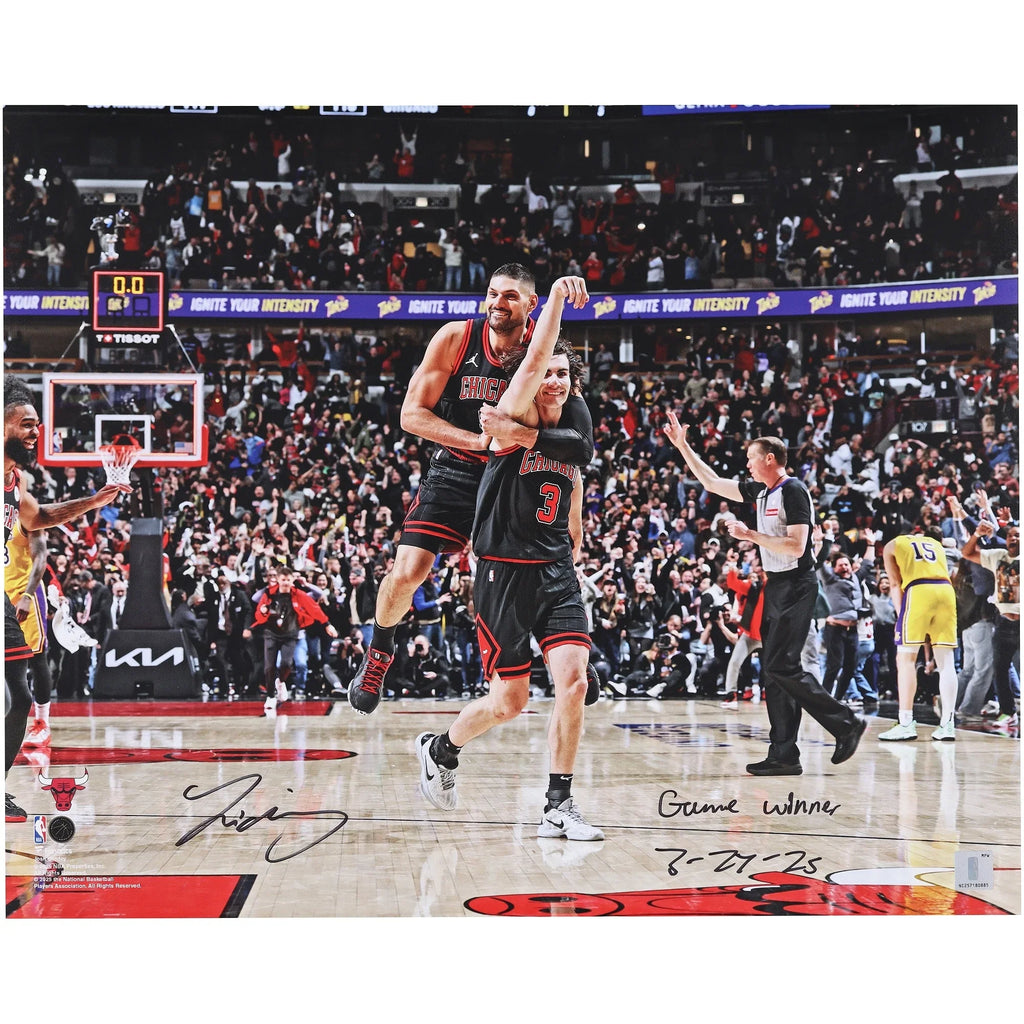 Josh Giddey Signed 16 x 20 Photo | Game Winner vs Lakers
