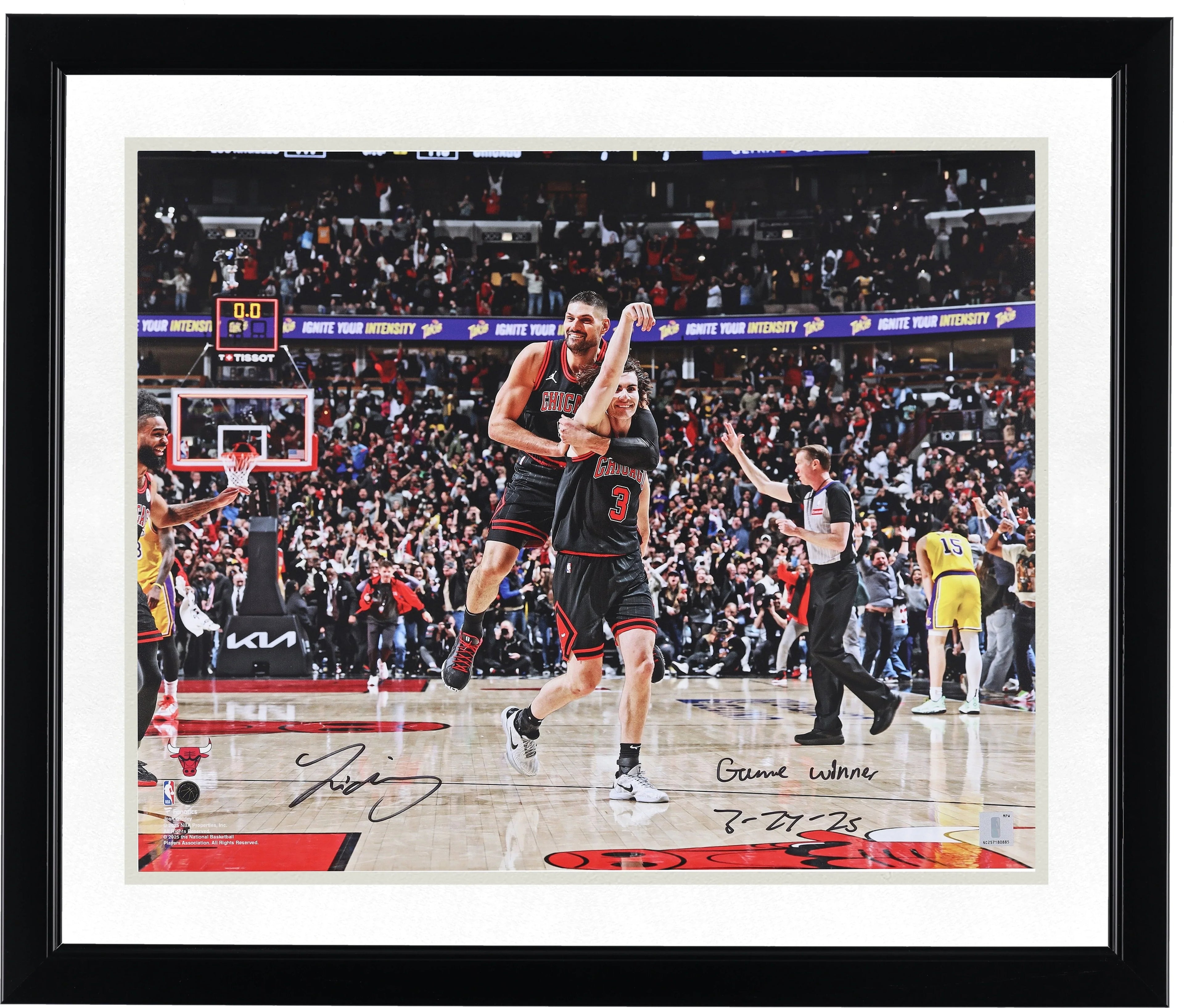 Josh Giddey Signed 16 x 20 Photo | Game Winner vs Lakers