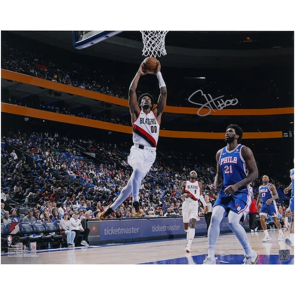Scoot Henderson Signed 16 x 20 Dunk Photo | Portland Trail Blazers