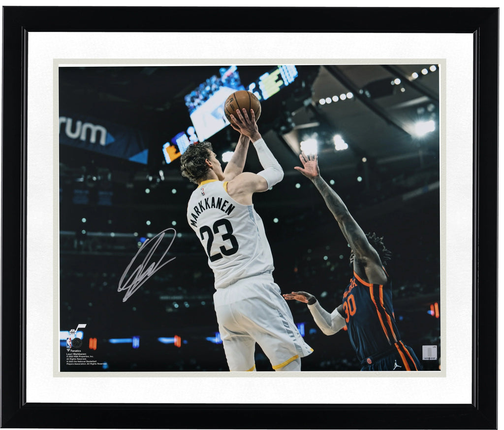 Lauri Markkanen Signed 16 x 20 Photograph | Utah Jazz vs Knicks