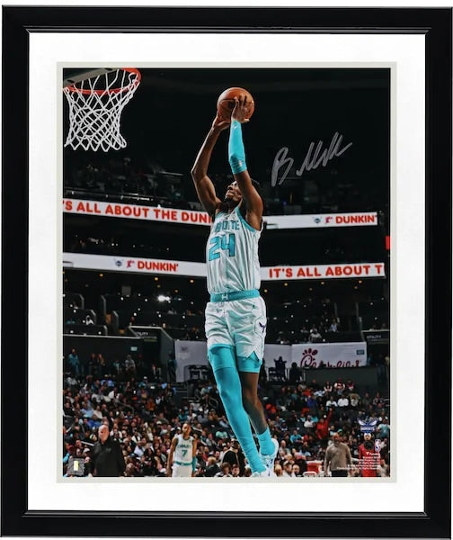 Brandon Miller Signed 16 x 20 Dunk Photograph | Charlotte Hornets