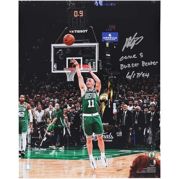 Payton Pritchard Signed 16 x 20 Photograph | Game 5 Buzzer Beater Inscription