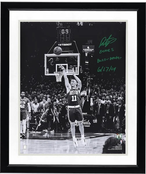 Payton Pritchard Black and White Signed 16 x 20 Photograph | Game 5 Buzzer Beater Inscription
