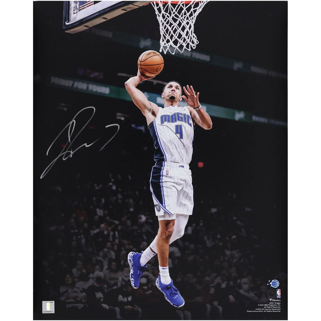 Jalen Suggs Signed 16 x 20 Dunking Spotlight Photo | Orlando Magic
