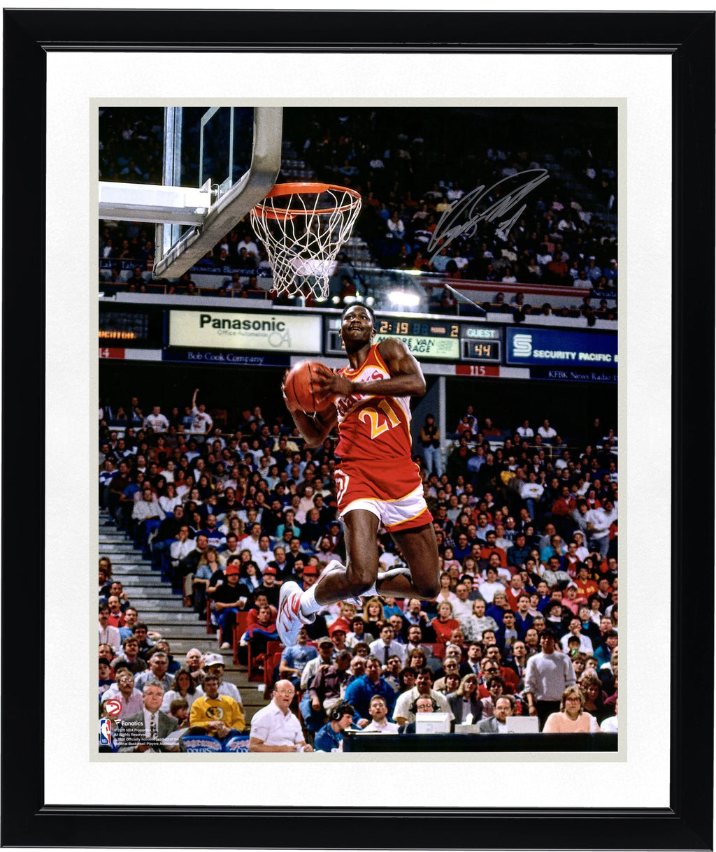 Dominique Wilkins Signed 16 x 20 Photo | 1988 Dunk Contest