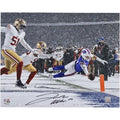 Josh Allen Signed 16 x 20 Photograph | Buffalo Bills Diving Snow Touchdown