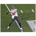 Tom Brady Signed 16 x 20 Super Bowl LV Photo | LV MVP Inscription