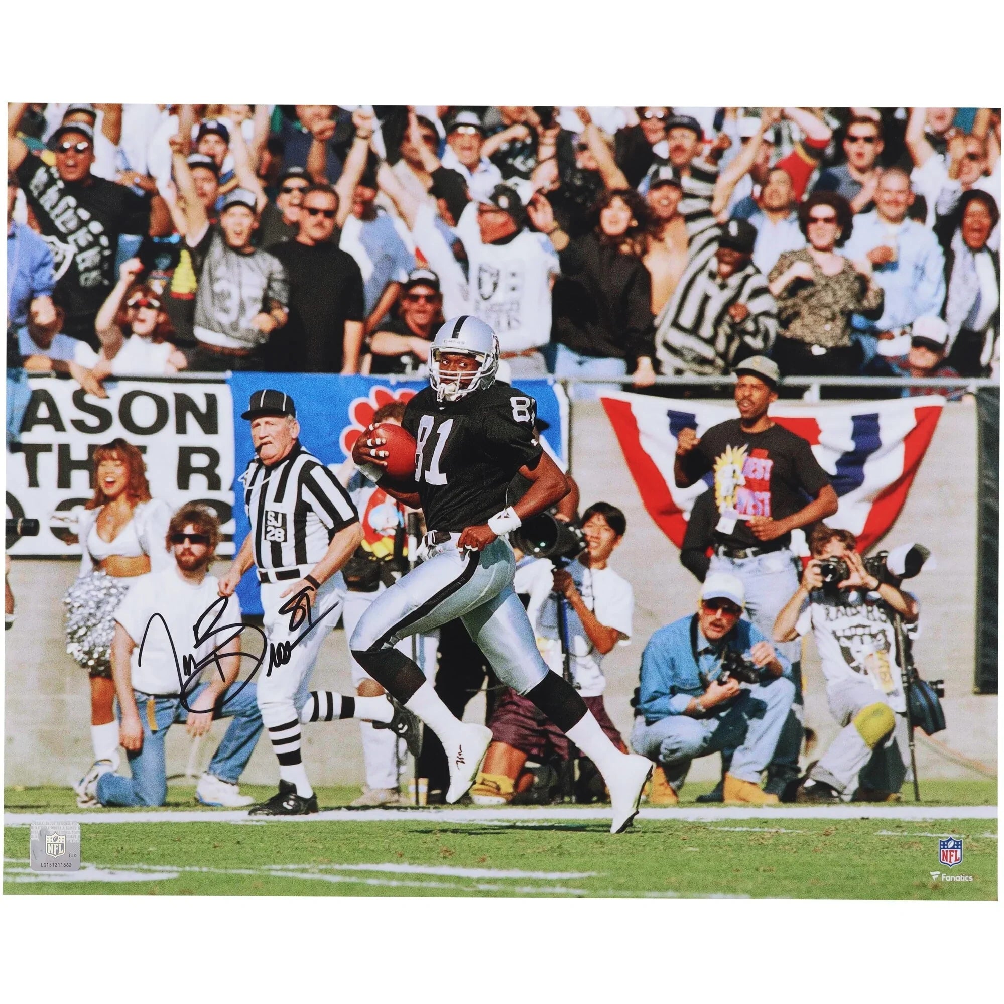 Tim Brown Signed 16 x 20 Photo | Oakland Raiders