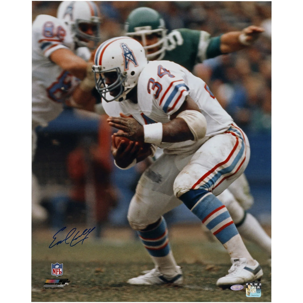 Earl Campbell Signed Houston Oilers 16 x 20 Photograph | Authenticated