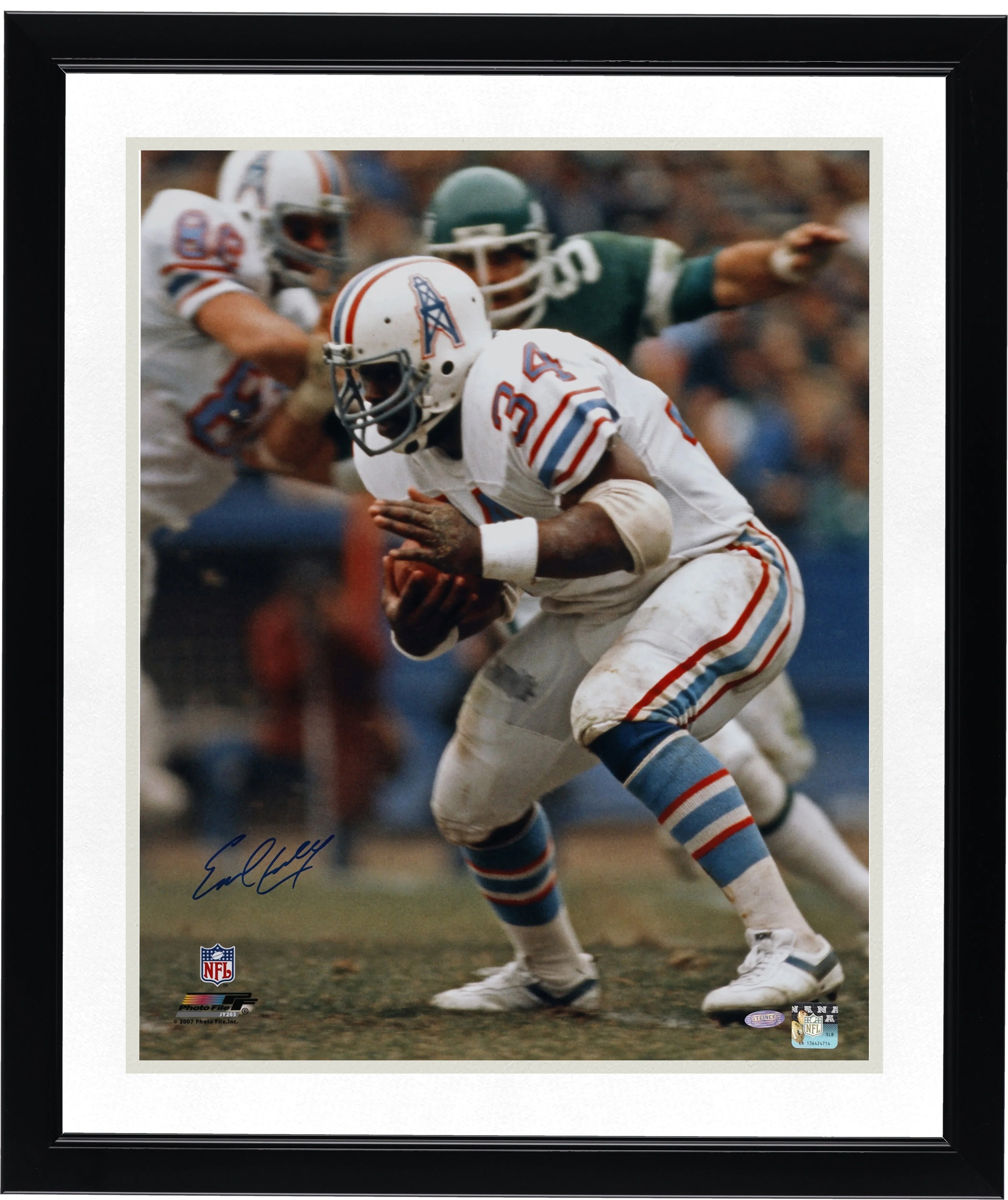 Earl Campbell Signed Houston Oilers 16 x 20 Photograph | Authenticated