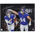 Jaxson Dart & Cam Skattebo Signed Giants 16 x 20 Photo | Eagles Touchdown