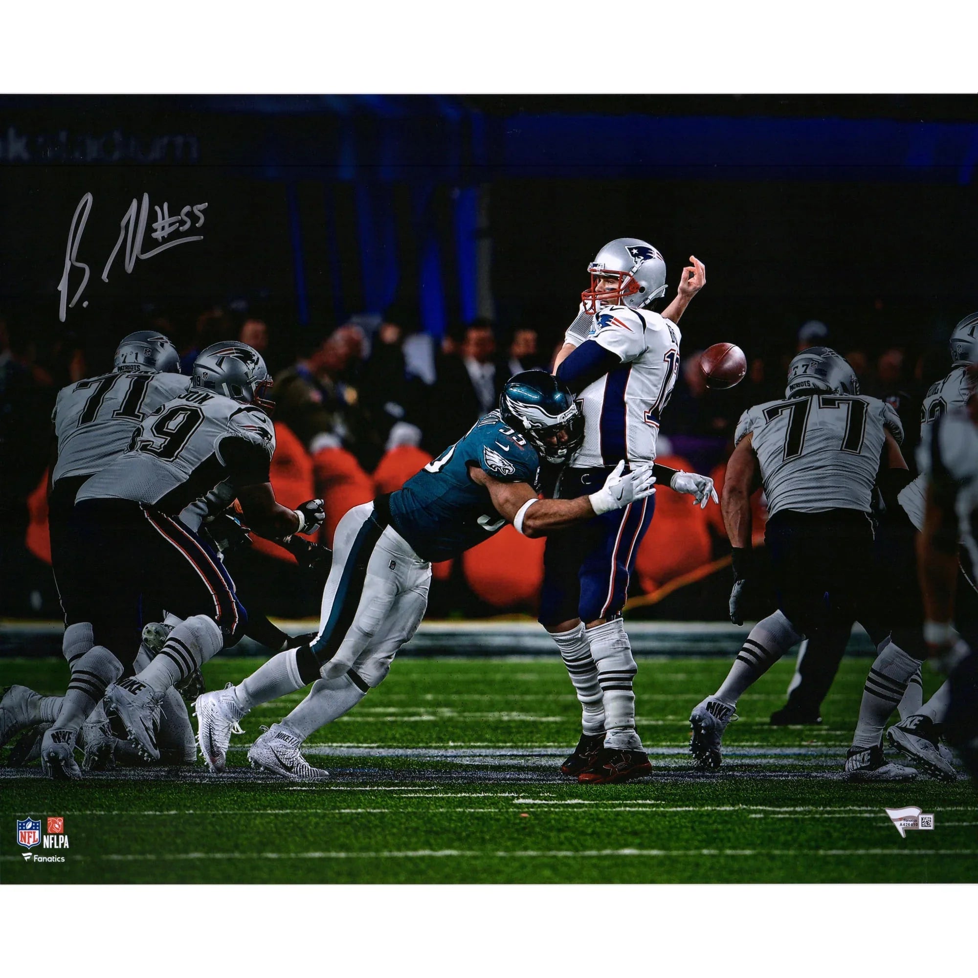 Brandon Graham Signed 16 x 20 Photo | Super Bowl LII Champions