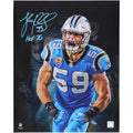 Luke Kuechly Signed 16 x 20 Photograph | HOF 26 Inscription
