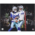 CeeDee Lamb & Dak Prescott Signed 16 x 20 Photo | Dallas Cowboys Celebration