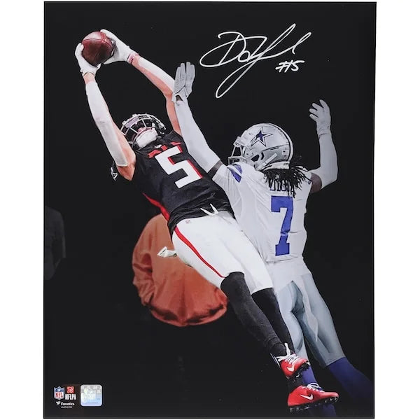 Drake London Signed 16 x 20 Touchdown Photo | Atlanta Falcons