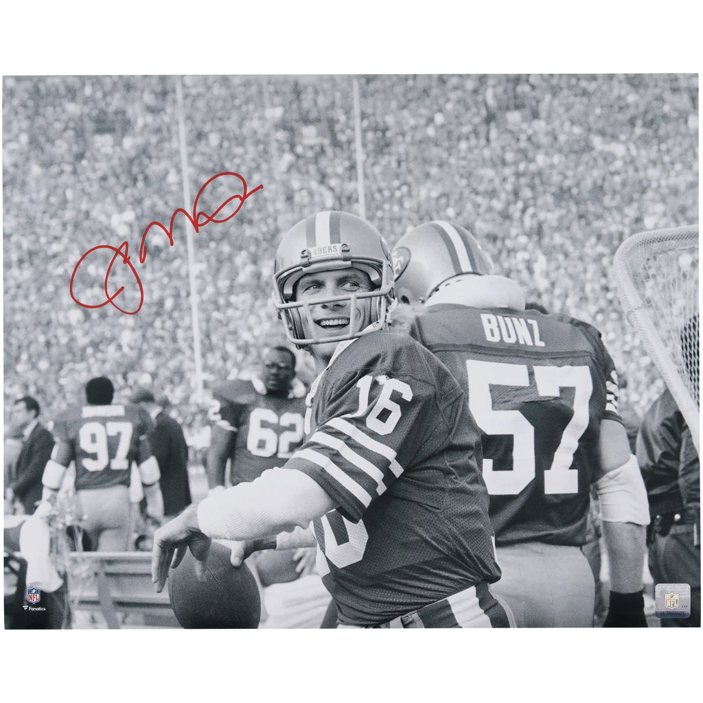 Joe Montana Signed 16 x 20 Photo | San Francisco 49ers