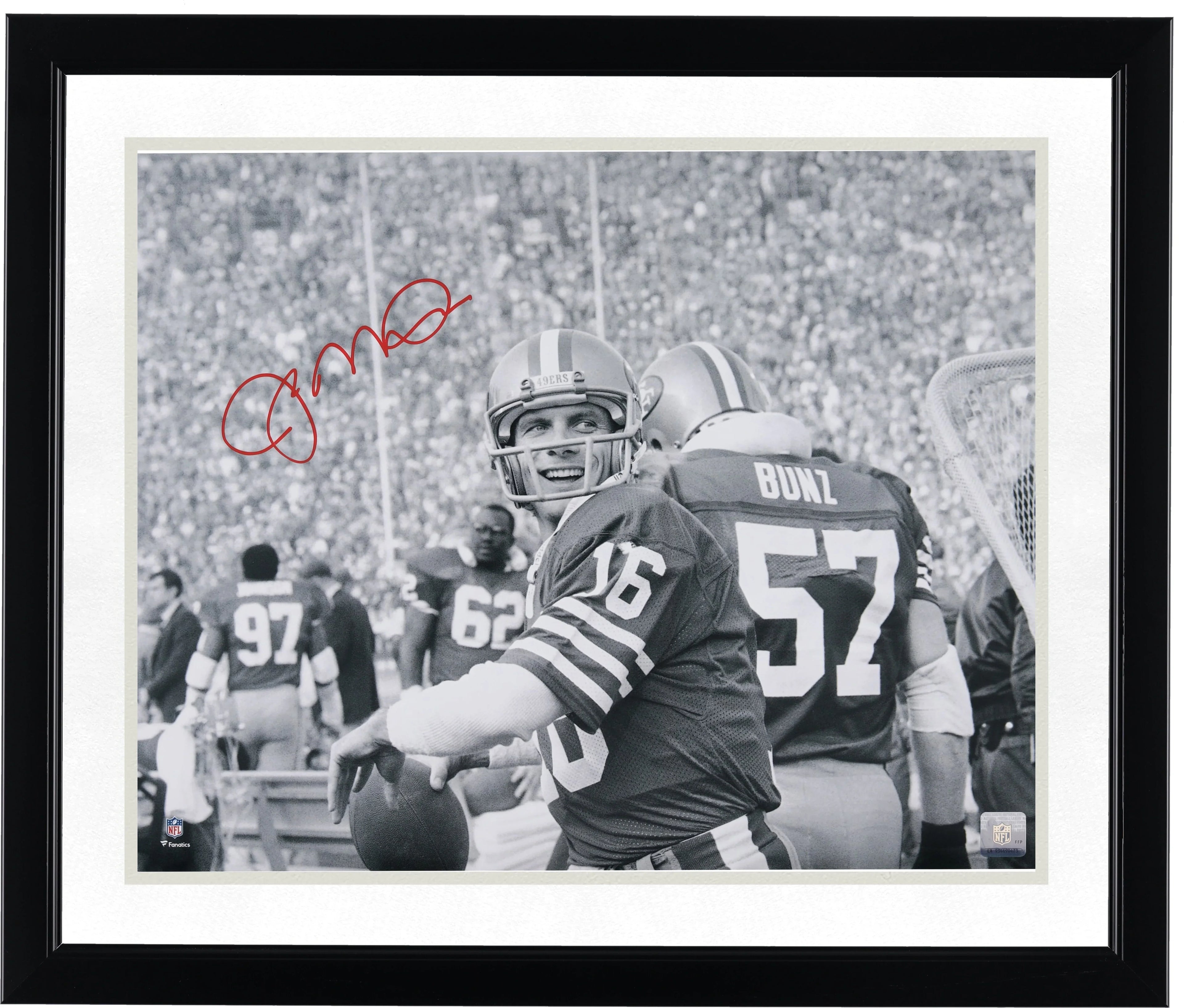 Joe Montana Signed 16 x 20 Photo | San Francisco 49ers
