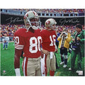 Joe Montana and Jerry Rice Signed 49ers 16 x 20 Photo | Authenticated