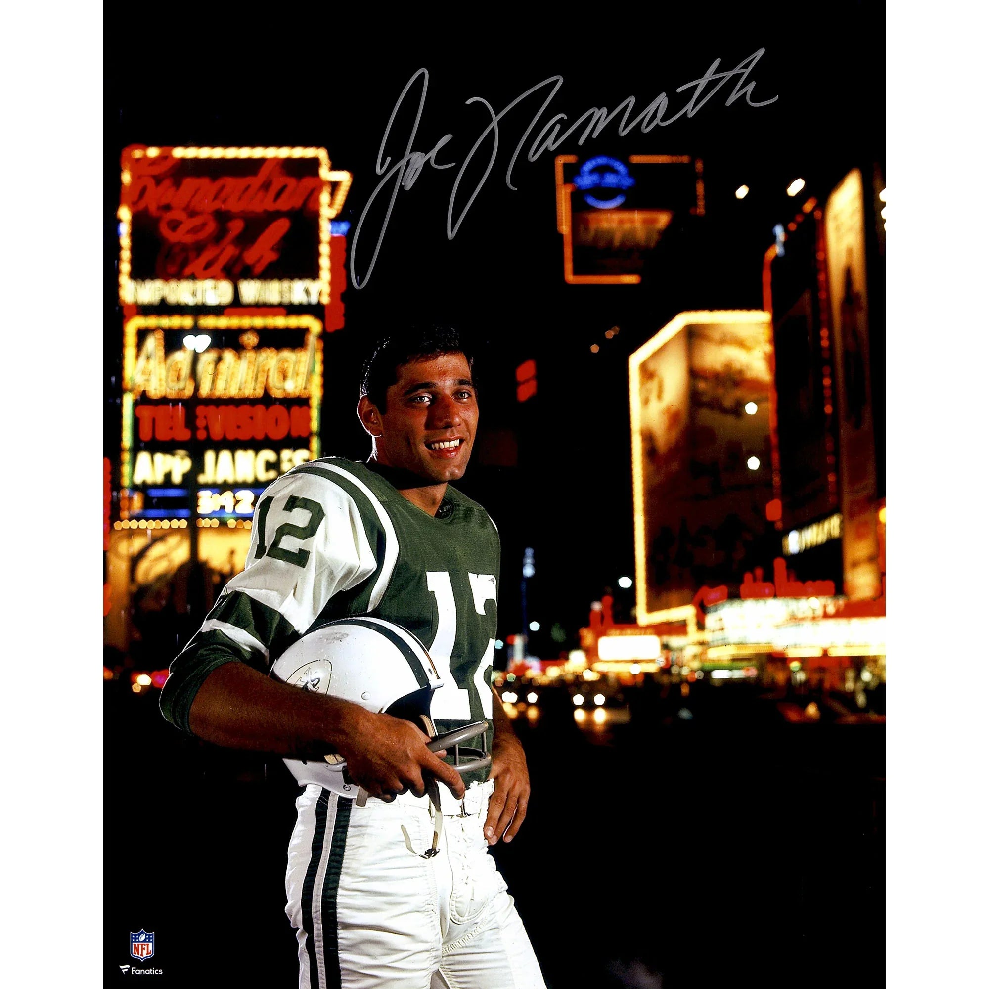 Joe Namath Signed New York Jets 16 x 20 Photograph | Broadway