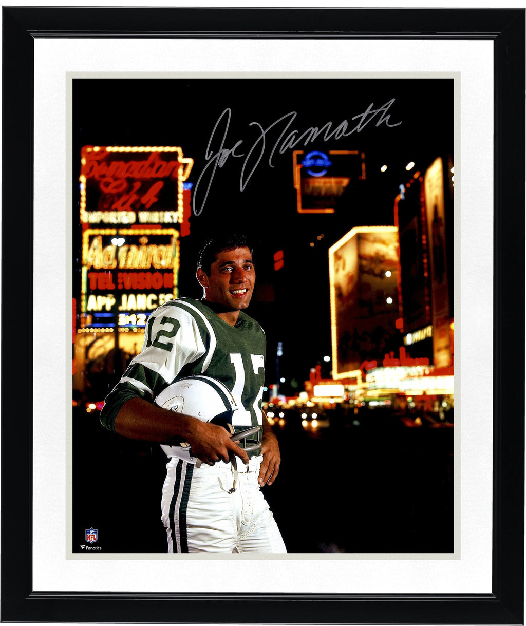 Joe Namath Signed New York Jets 16 x 20 Photograph | Broadway