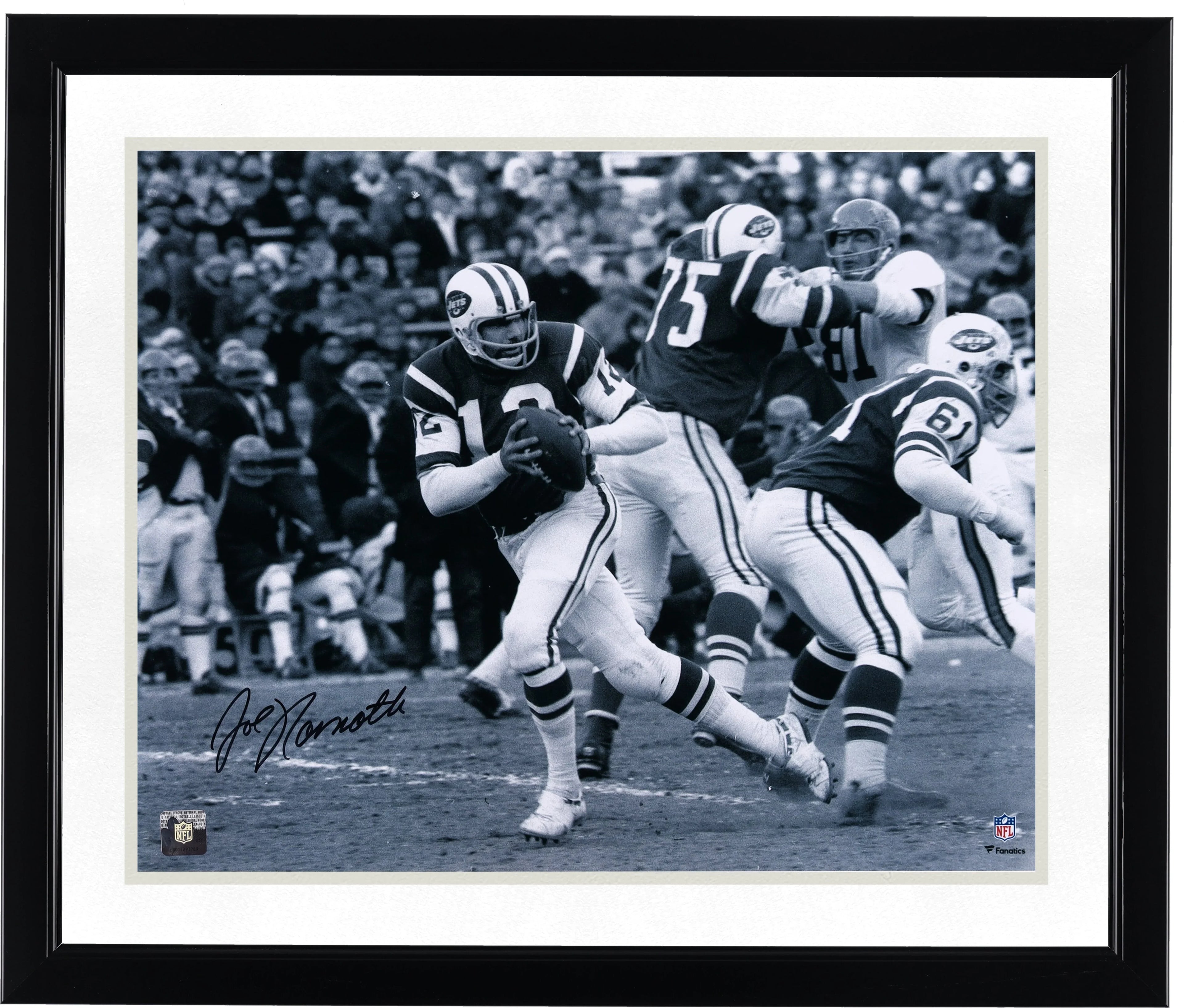 Joe Namath Signed 16 x 20 Jets Photo | Authenticated