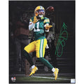 Jayden Reed Signed 16 x 20 Touchdown Catch Photo | Packers vs Lions