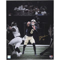 Tyler Shough Signed 16 x 20 Pocket Throwing Spotlight Photo | New Orleans Saints