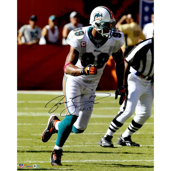 Jason Taylor Signed 16 x 20 Photograph | Miami Dolphins HOF 17