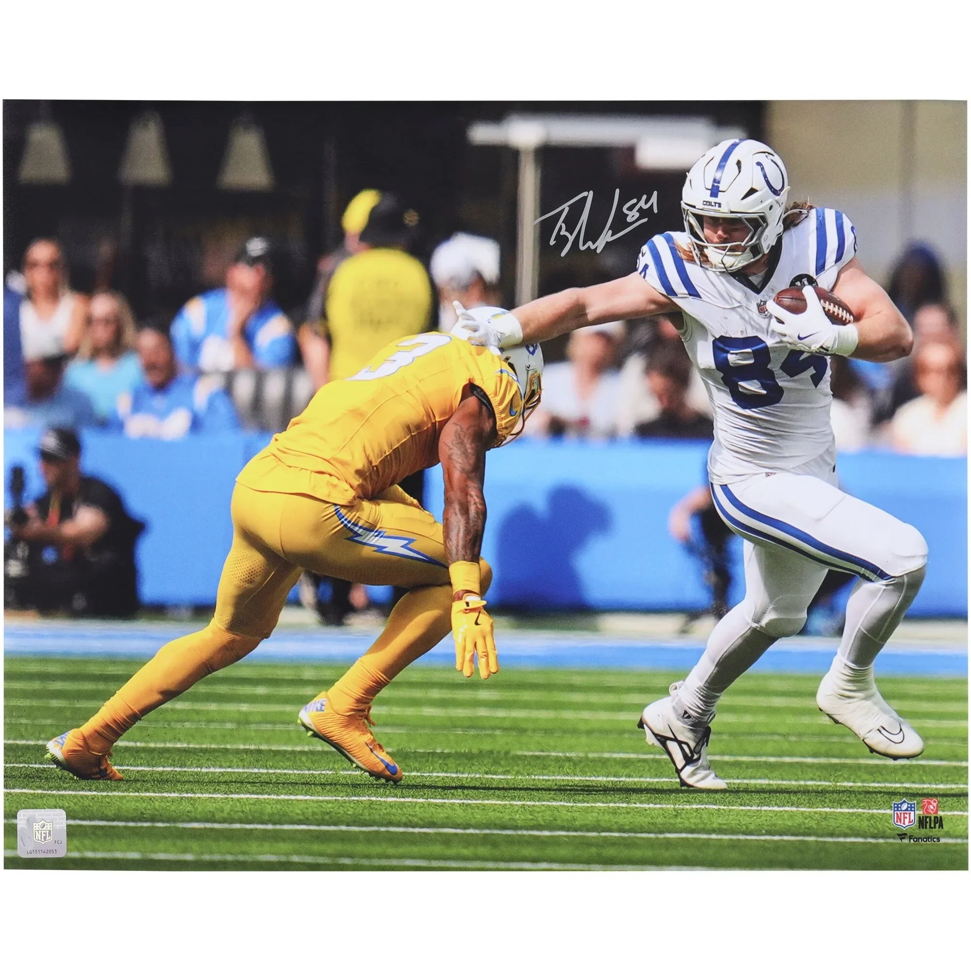 Tyler Warren Signed 16 x 20 Photo | Colts vs Chargers