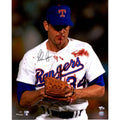 Nolan Ryan Signed 16 x 20 Bloody Lip Photo | Texas Rangers