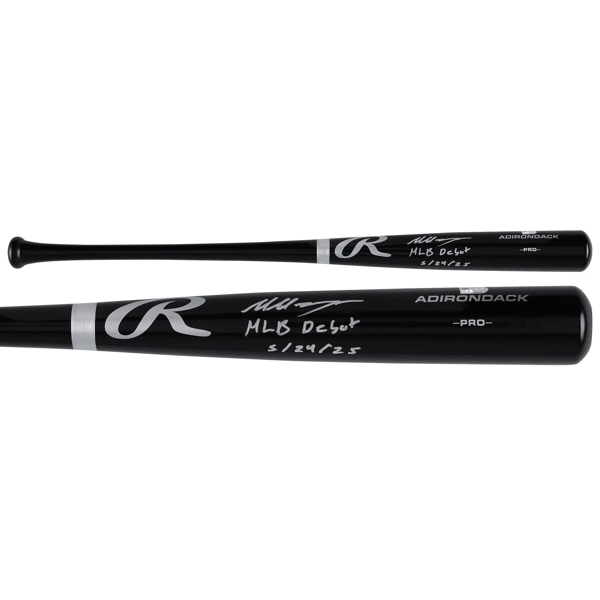 Marcelo Mayer Signed Black Rawlings Pro Bat | MLB Debut 5/24/25