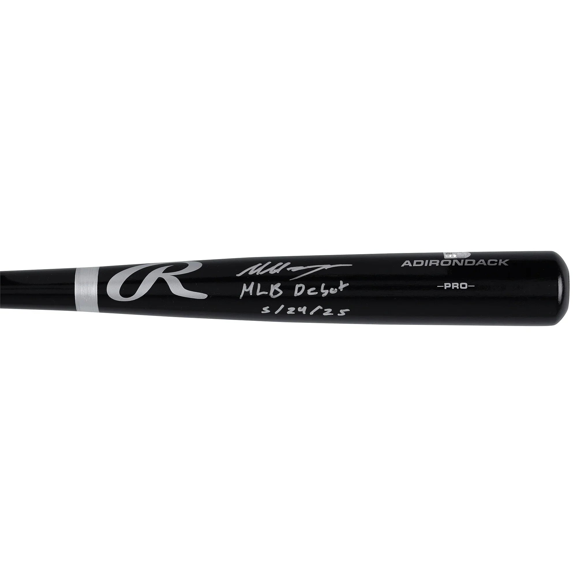Marcelo Mayer Signed Black Rawlings Pro Bat | MLB Debut 5/24/25
