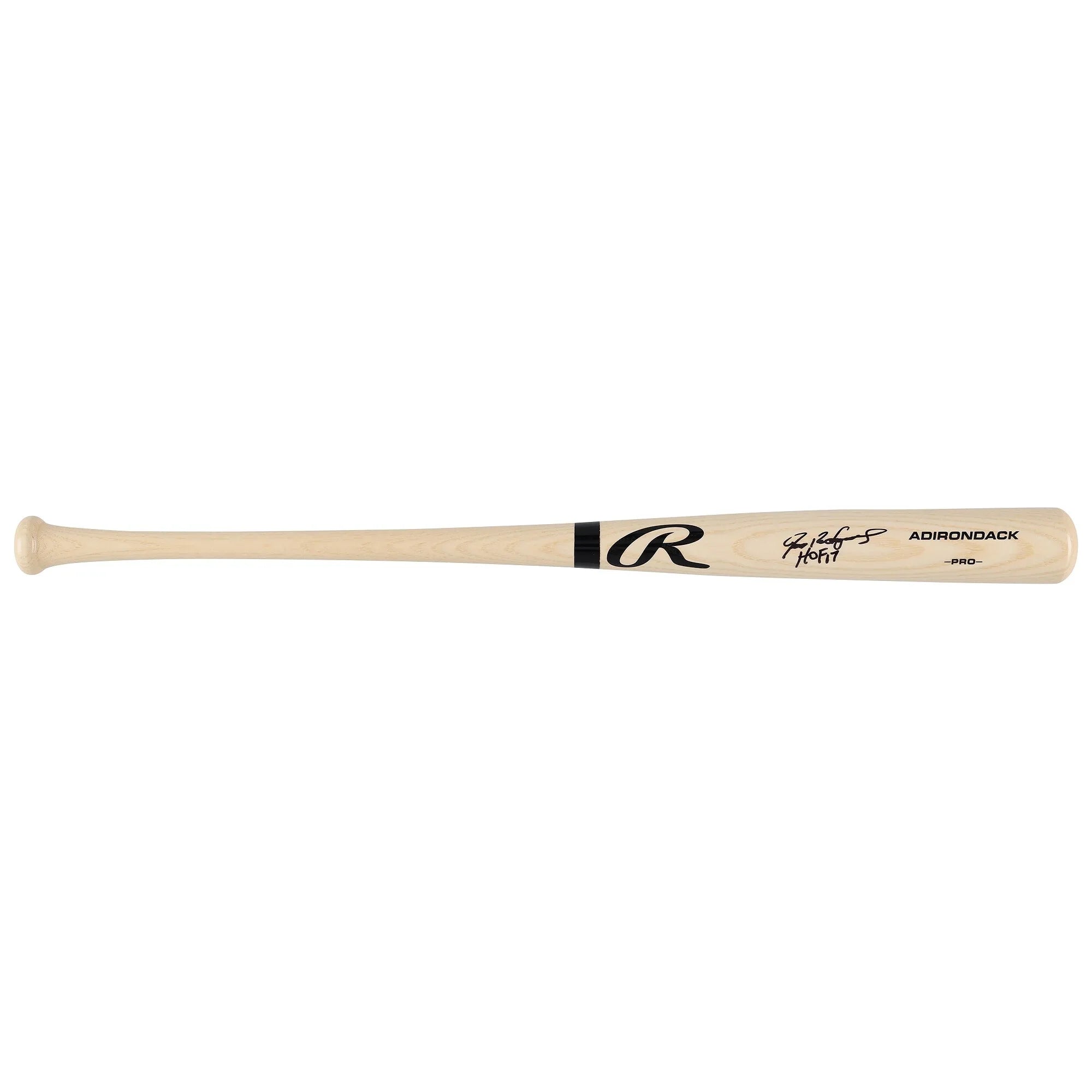 Ivan Rodriguez Signed Blonde Rawlings Pro Bat | HOF 17 Inscription