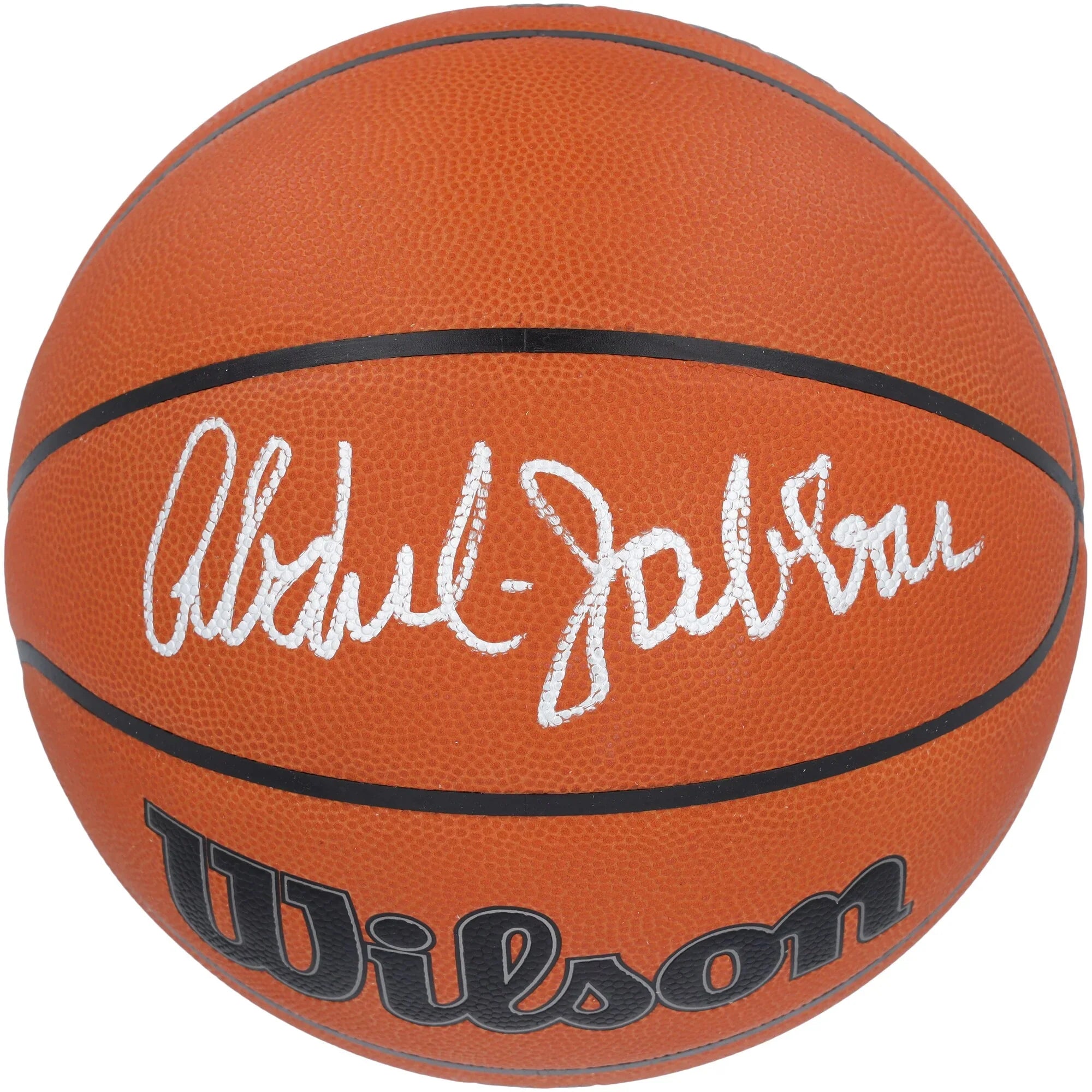 Kareem Abdul-Jabbar Signed Lakers Wilson Official Game Basketball