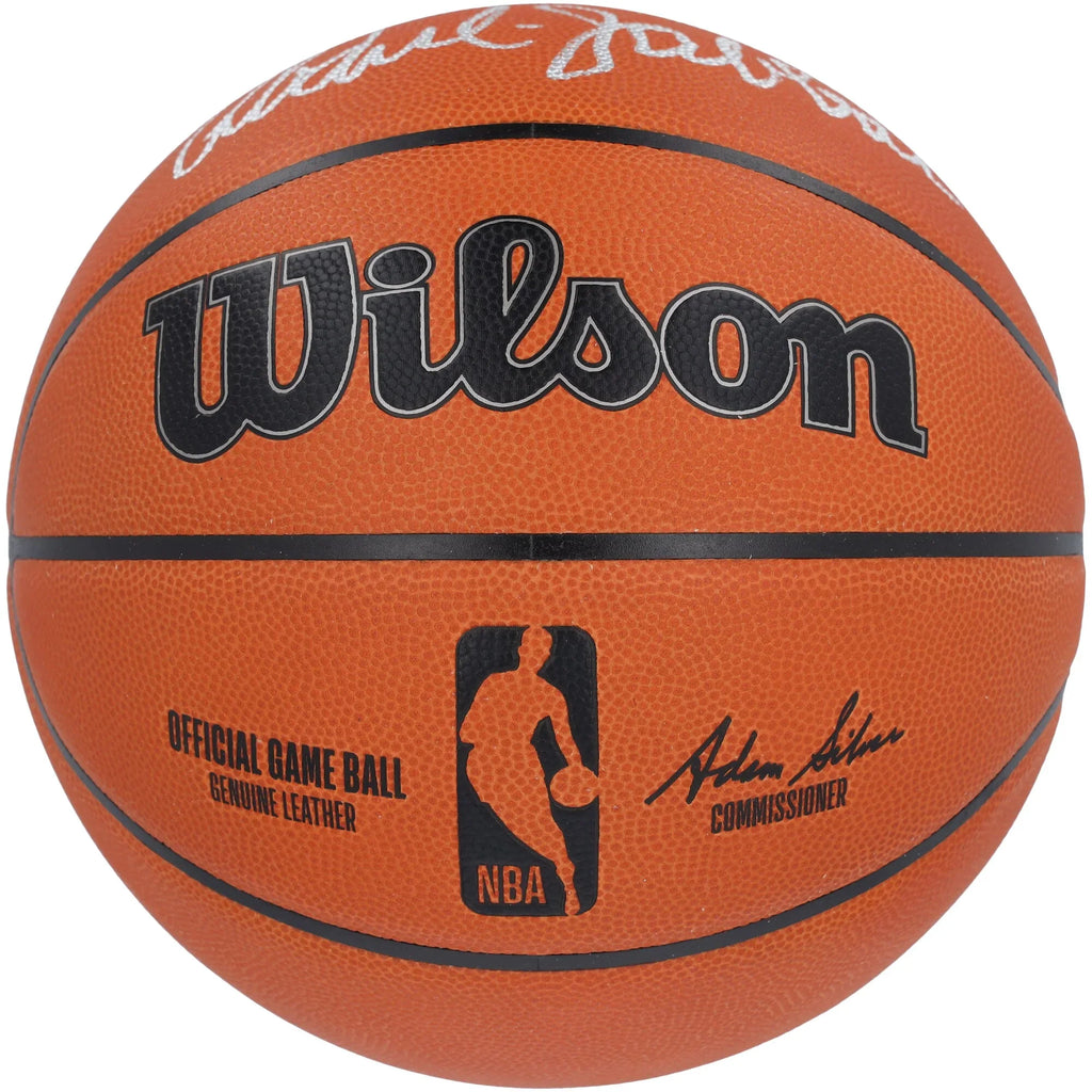 Kareem Abdul-Jabbar Signed Lakers Wilson Official Game Basketball