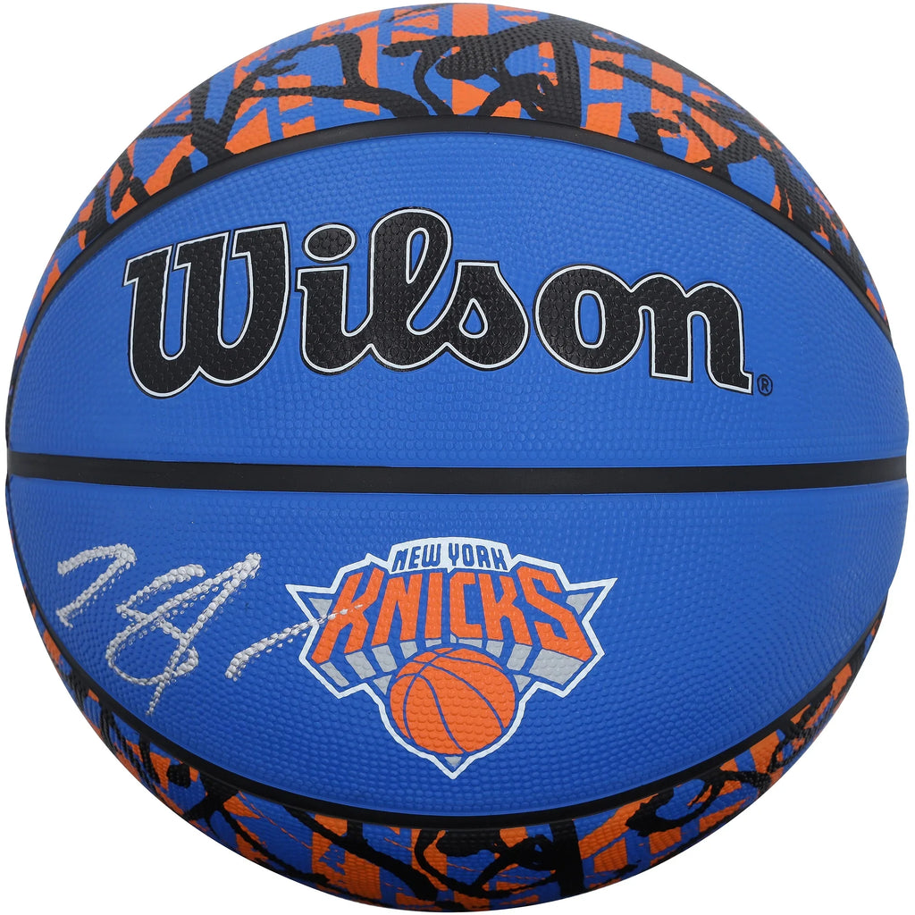 Karl-Anthony Towns Signed Wilson Graffiti Basketball | New York Knicks