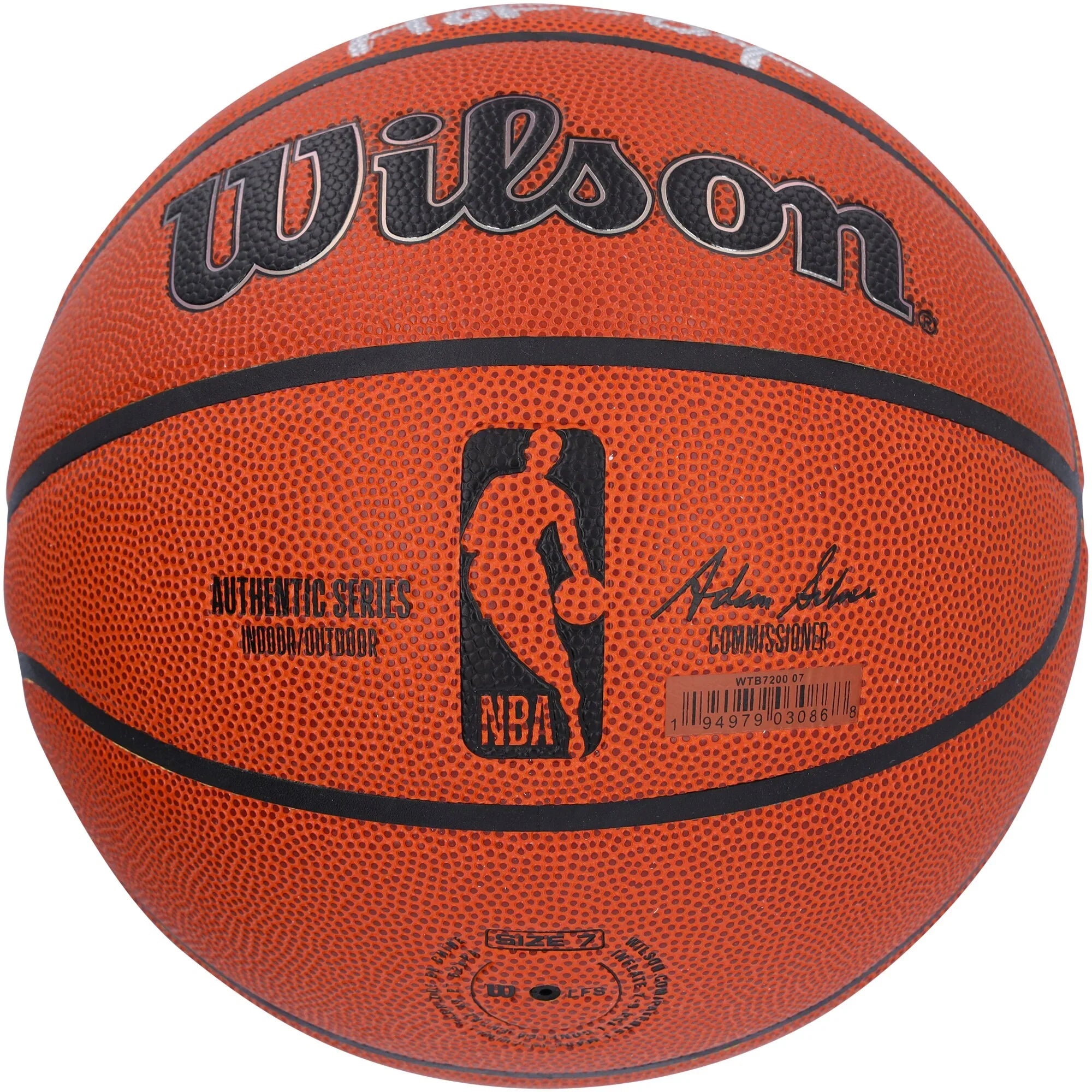 Clyde Drexler Signed Trail Blazers Basketball | HOF 04 Inscription