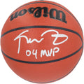 Kevin Garnett Signed Timberwolves Basketball | 2004 MVP Inscription