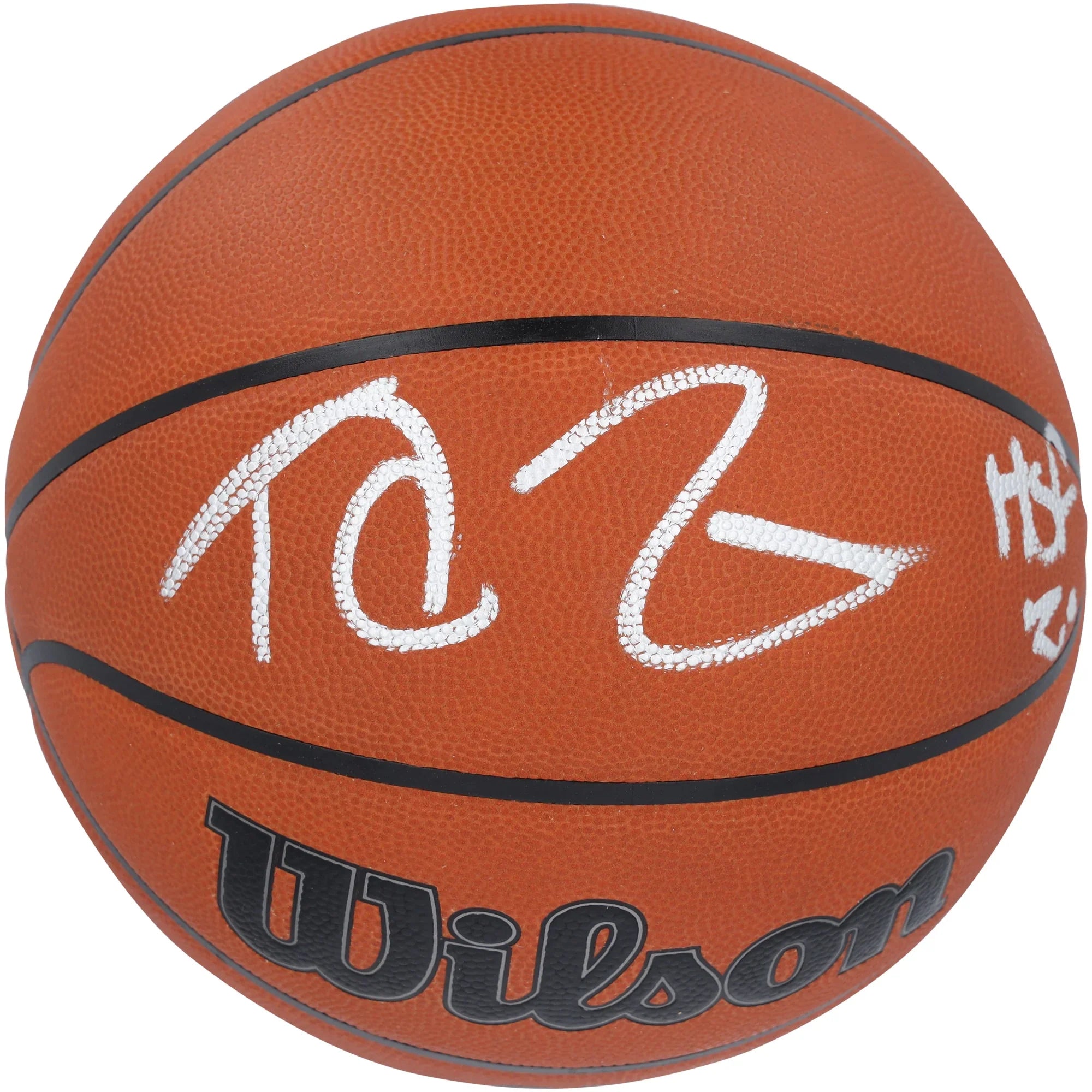 Kevin Garnett Signed Timberwolves Basketball | HOF 20 Inscription