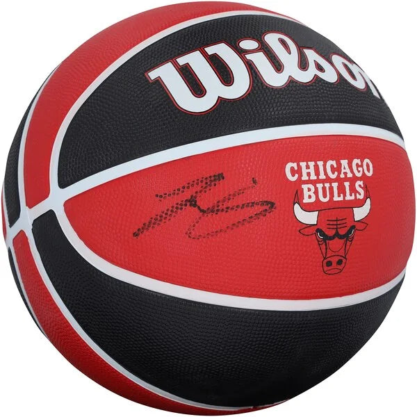 Josh Giddey Signed Chicago Bulls Wilson Team Tribute Basketball | Authenticated