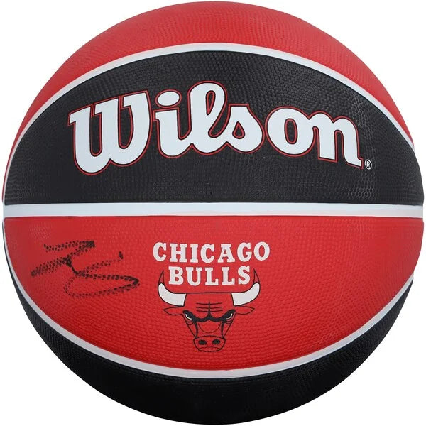Josh Giddey Signed Chicago Bulls Wilson Team Tribute Basketball | Authenticated