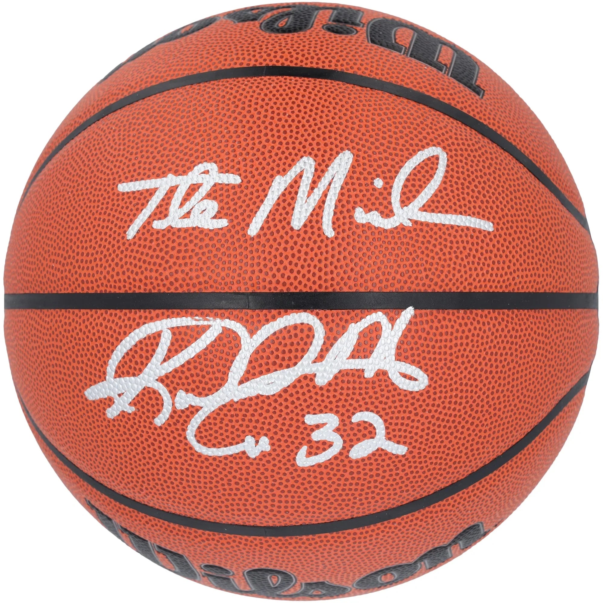 Karl Malone Signed Utah Jazz Basketball | "The Mailman" Inscription