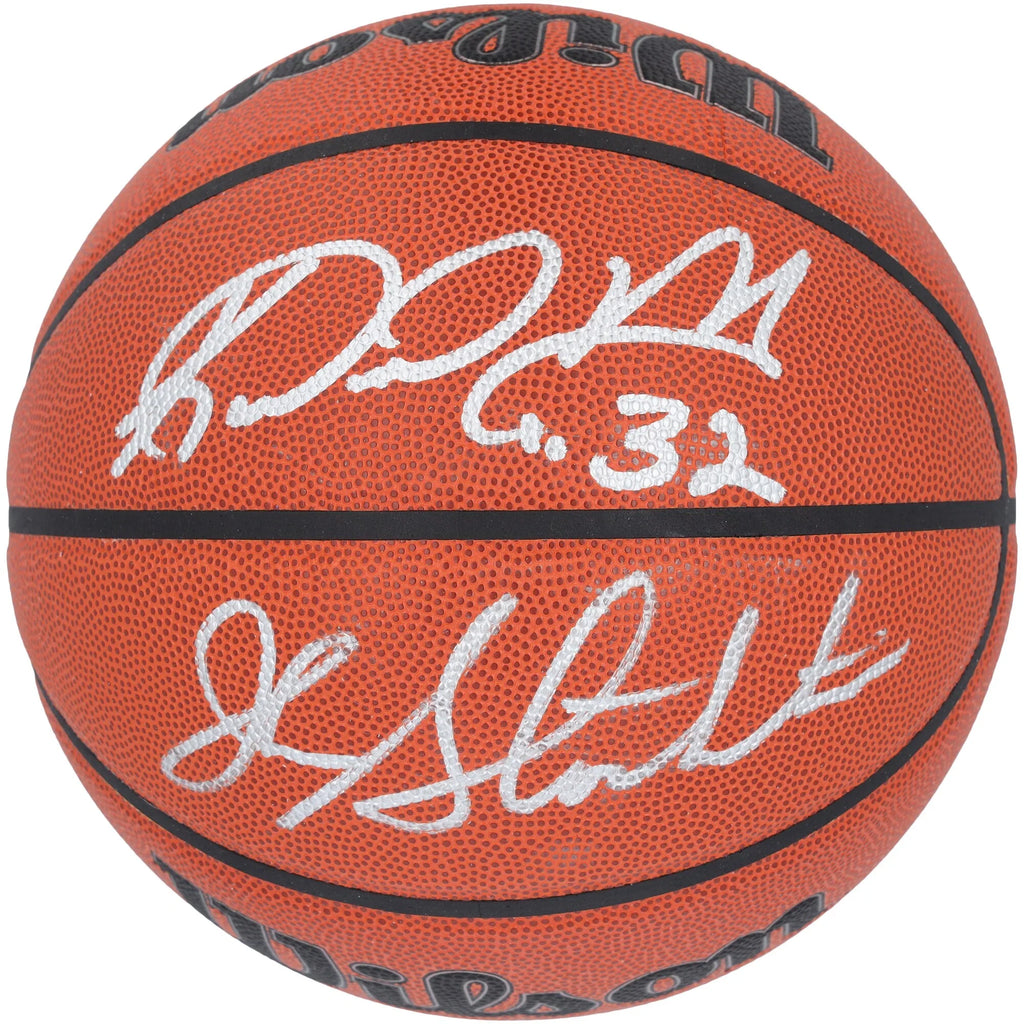 Karl Malone and John Stockton Signed Utah Jazz Basketball | Authenticated