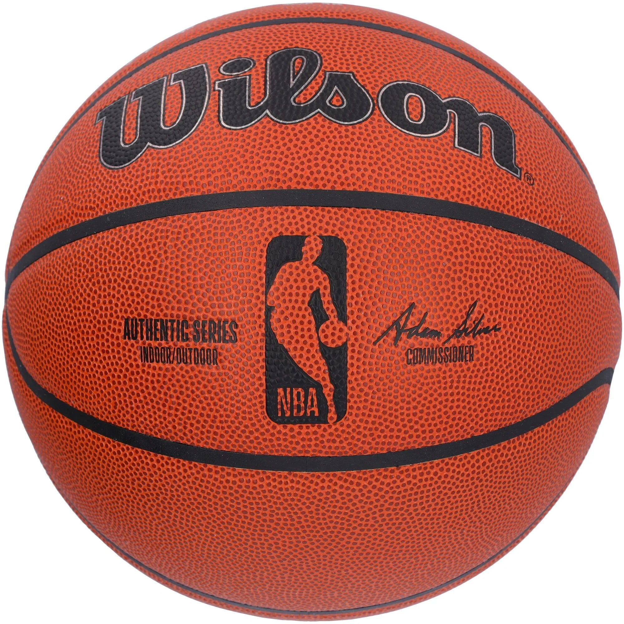 Hakeem Olajuwon Signed Rockets Basketball | HOF 08 Inscription