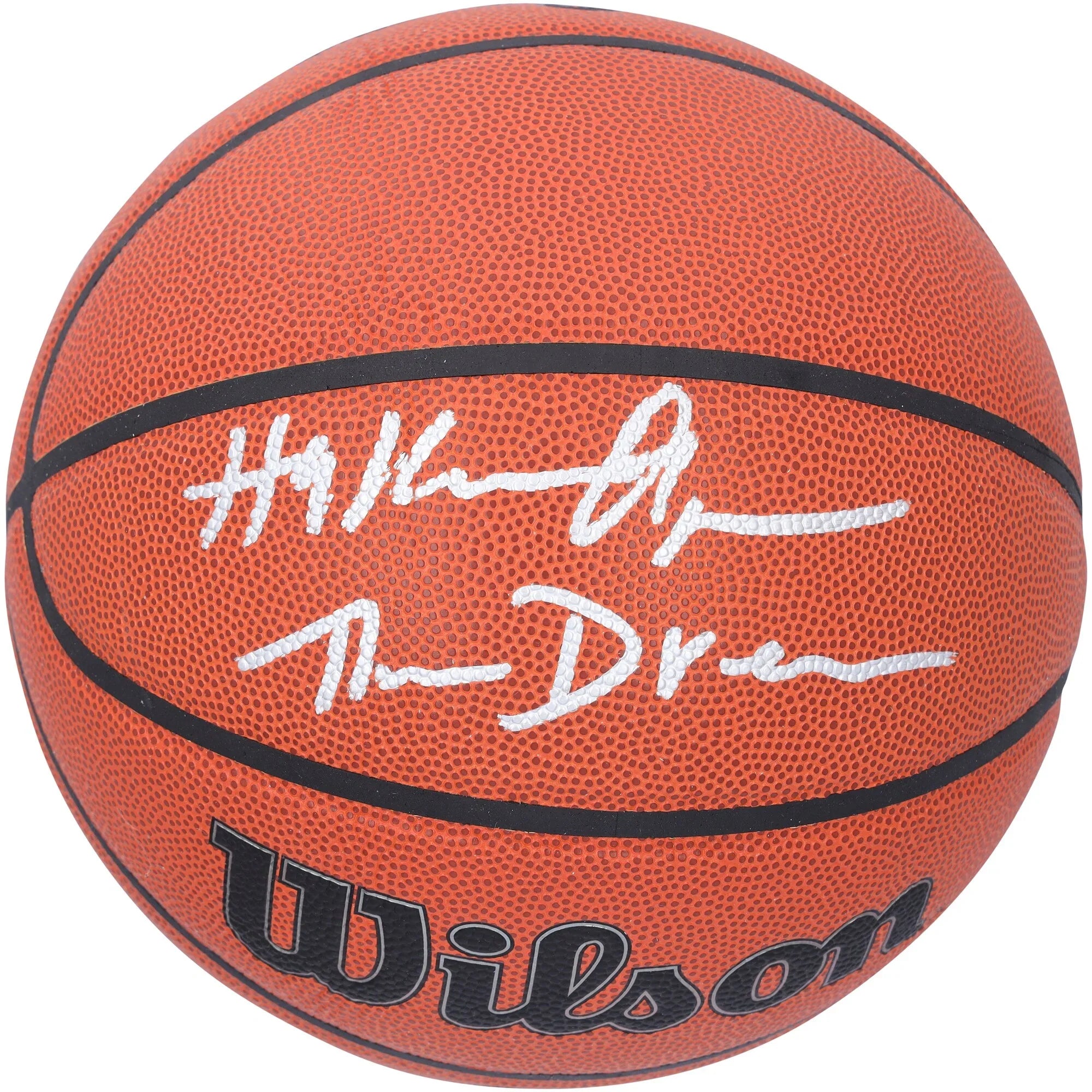 Hakeem Olajuwon Signed Wilson Basketball | The Dream Inscription