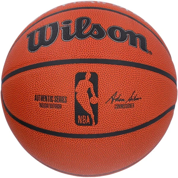 Hakeem Olajuwon Signed Wilson Basketball | 2x Finals MVP Inscription