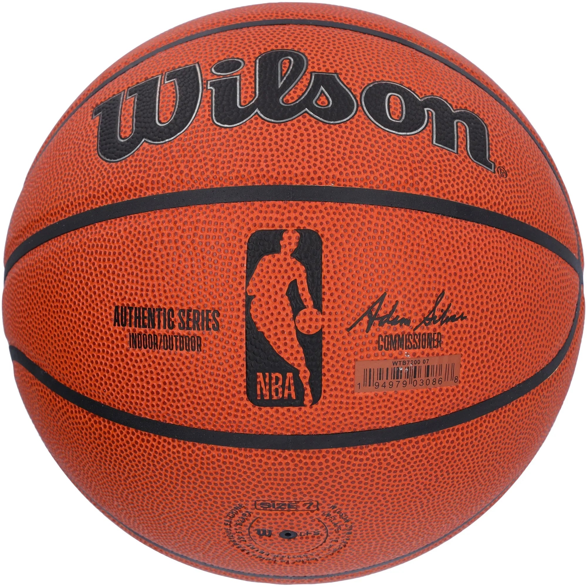 Hakeem Olajuwon Signed Wilson Basketball | 2x Finals MVP Inscription