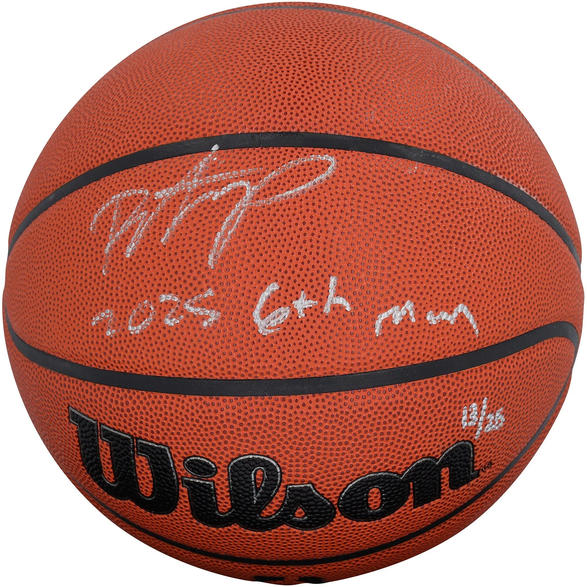 Payton Pritchard Signed Wilson Basketball | 2025 6th Man Inscription, Limited Edition of 2