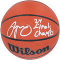 Jayson Tatum Signed Basketball | 2024 NBA Finals Champions Inscription