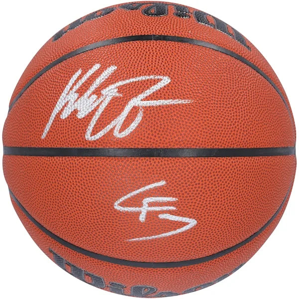 Klay Thompson & Cooper Flagg Signed Mavericks Basketball | Authenticated